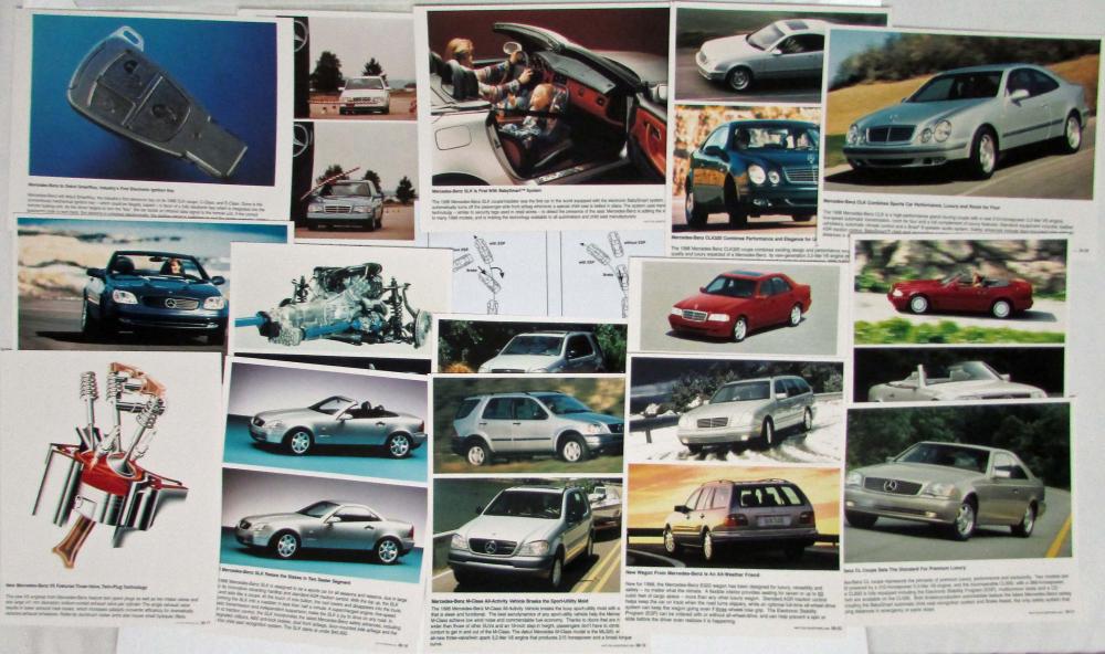1998 Mercedes-Benz Collection of Color Press Photos