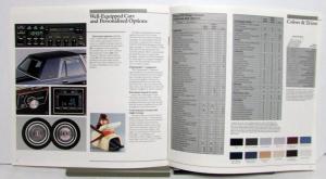 1987 Ford LTD Crown Victoria Diagrams Specifications Safety XL Sales Brochure