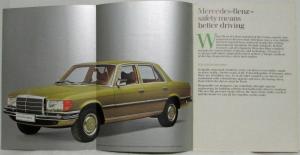 1976 Mercedes-Benz 350SE 450SE 450SEL Sales Brochure with Spec Folders