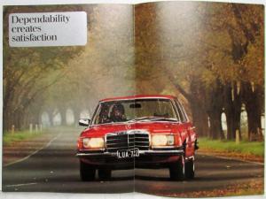 1976 Mercedes-Benz 350SE 450SE 450SEL Sales Brochure with Spec Folders