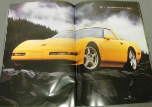 1994 Chevrolet Corvette Dealer Prestige Brochure Coupe Convertible ZR1 LT1 LT5