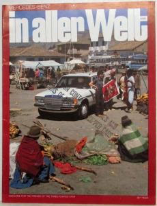 1981 Mercedes-Benz Magazine in aller Welt for Friends of 3-Pointed Star - No 173