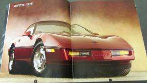 1988 Chevrolet Corvette Dealer Prestige Brochure Coupe Convertible