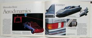 1982 Mercedes-Benz Sales Brochure with Spec Sheet.