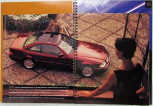 1997 Mercedes-Benz Presenting Coupes and Coupe/Roadsters Sales Brochure