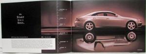 2006 Mercedes-Benz C-Class Sales Brochure with Front Cover Soul Brochure Insert