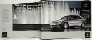 2006 Mercedes-Benz C-Class Sales Brochure with Front Cover Soul Brochure Insert