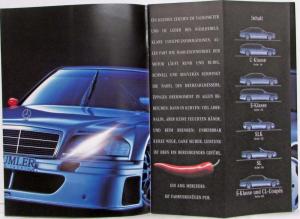 1997 Mercedes-Benz AMG More Emotions per Kilometer Sales Brochure - German Text