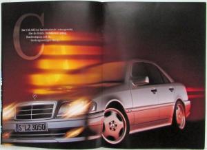 1997 Mercedes-Benz AMG More Emotions per Kilometer Sales Brochure - German Text