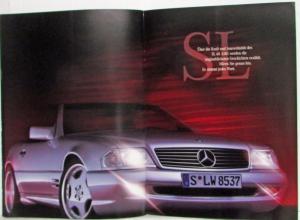 1997 Mercedes-Benz AMG More Emotions per Kilometer Sales Brochure - German Text