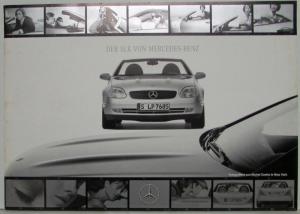 1996 Mercedes-Benz SLK Sales Brochure with Price Sheet - German Text