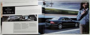 2006 Mercedes-Benz CL-Class Sales Brochure with Front Cover Soul Brochure Insert
