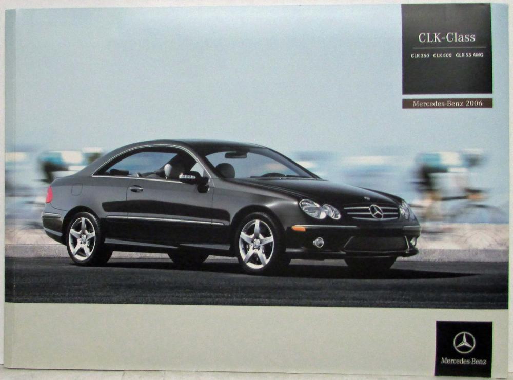 2006 Mercedes-Benz CLK-Class Sales Brochure w/ Front Cover Soul Brochure Insert