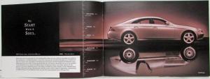 2006 Mercedes-Benz CLK-Class Sales Brochure w/ Front Cover Soul Brochure Insert