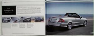 2006 Mercedes-Benz CLK-Class Sales Brochure w/ Front Cover Soul Brochure Insert