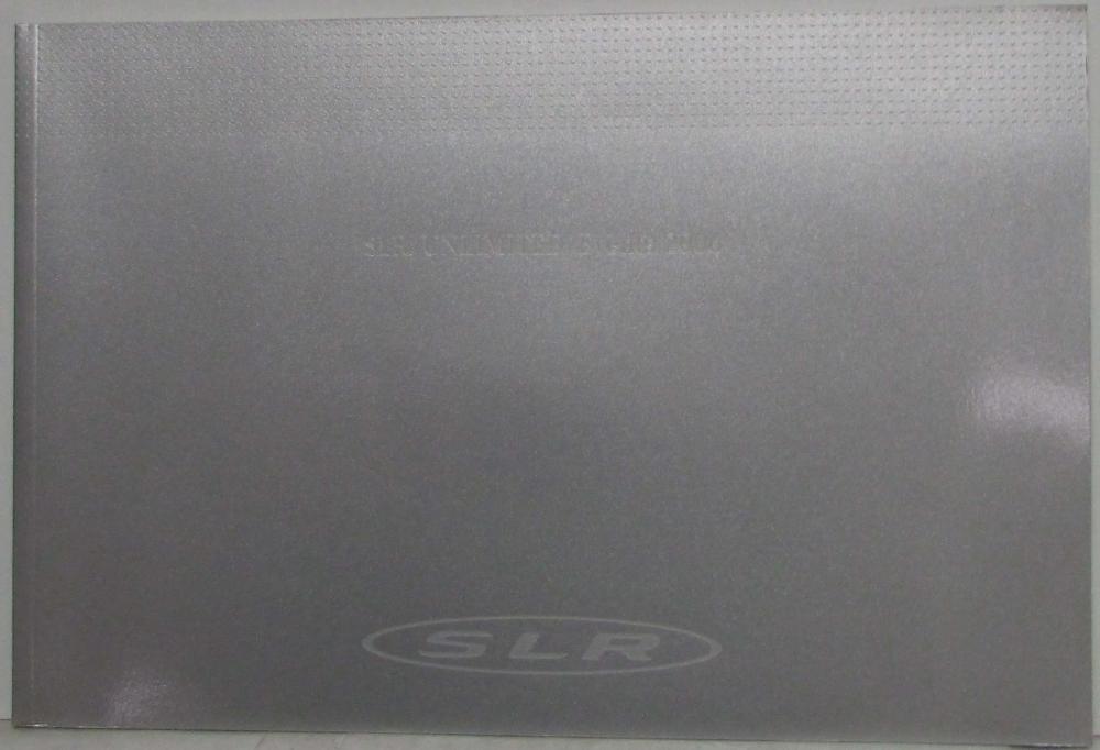 2006 Mercedes-Benz SLR Unlimited Events Brochure - Multi-Lingual