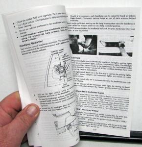 1980 Chevrolet Corvette Owners Manual Care & Operation Instructions Reproduction