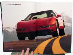 1993 Chevrolet Corvette Dealer Prestige Sales Brochure Coupe Convertible ZR1