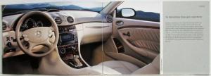 2005 Mercedes-Benz New CLK Coupe and Cabriolet Sales Brochure - UK Market