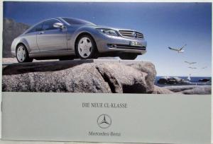 2007 Mercedes-Benz The New CL-Class Sales Brochure - German Text