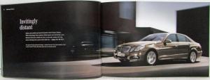2009 Mercedes-Benz E-Class Saloon Sales Brochure - UK Market