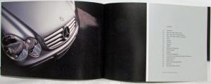 2002 Mercedes-Benz CLK-Class Coupe Sales Brochure - UK Market
