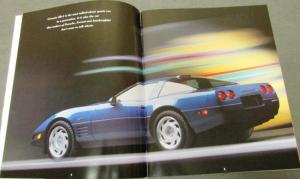 1992 Chevrolet Corvette Dealer Prestige Sales Brochure Coupe Convertible ZR1