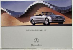 2005 Mercedes-Benz CLK-Class Convertibles Sales Brochure with Specs Folder