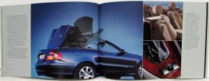 2005 Mercedes-Benz CLK-Class Convertibles Sales Brochure with Specs Folder