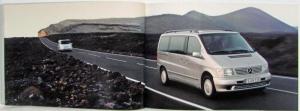 2001 Mercedes-Benz Class V Sales Brochure - Italian Text