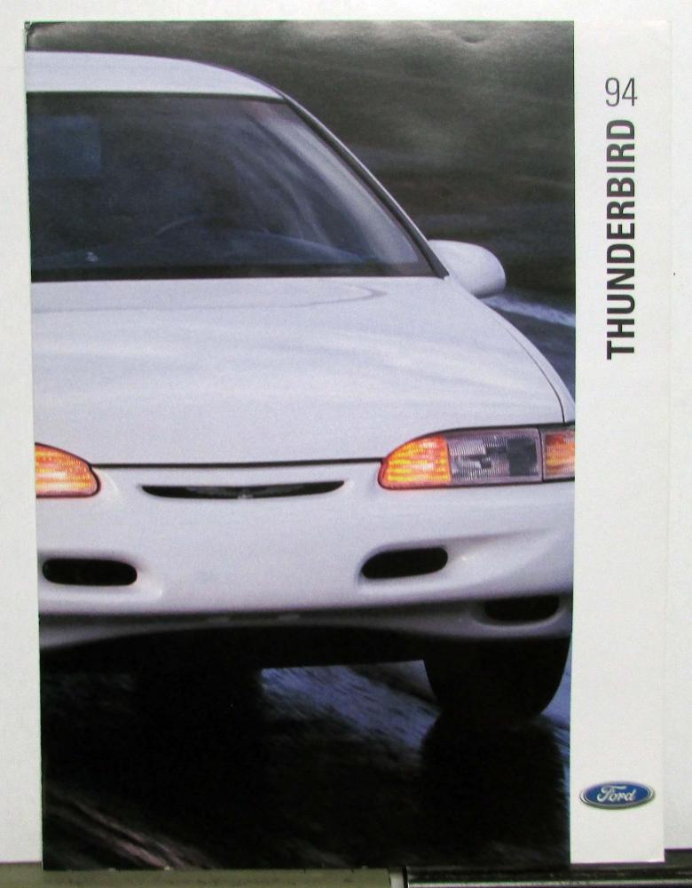 1994 Ford Thunderbird LX Specifications Options Sales Folder SPANISH TEXT