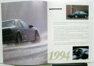 1994 Ford Thunderbird LX Specifications Options Sales Folder SPANISH TEXT