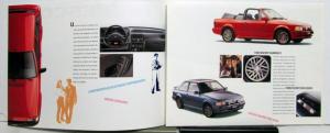 1992 Ford Escort Specifications Options Sales Tri-Folder SPANISH TEXT