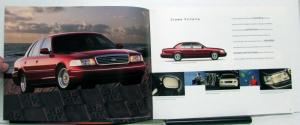 1999 Ford Crown Victoria Specifications Options Slides Sales Brochure