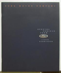 1998 Ford SVT Special Vehicle Team Contour Specs Color Options Sales Brochure