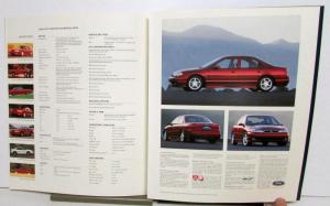 1998 Ford SVT Special Vehicle Team Contour Specs Color Options Sales Brochure