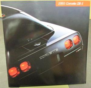1991 Chevrolet Corvette Dealer Prestige Sales Brochure ZR1