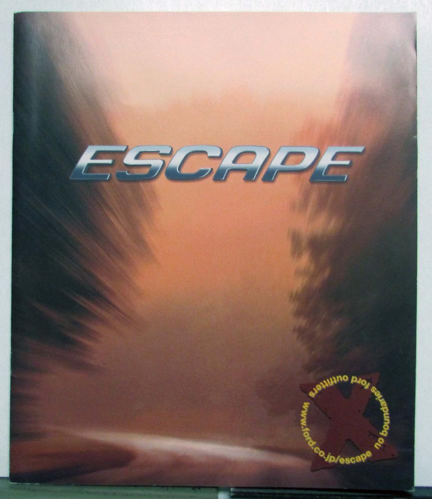 2000-2005 Ford Escape Paint Chips Diagrams Specifications Brochure JAPANESE TEXT