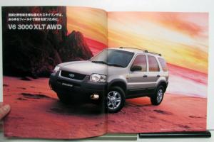 2000-2005 Ford Escape Paint Chips Diagrams Specifications Brochure JAPANESE TEXT