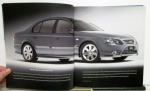 2006 Ford Falcon Ghia Colours Trims Specifications Options Brochure AUSTRAILIAN