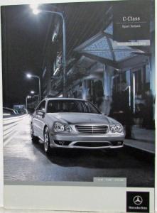 2006 Mercedes-Benz C-Class Sports Sedans Sales Brochure - C230 C350 C55 AMG