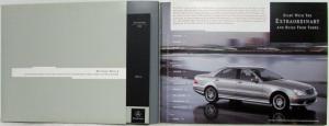 2006 Mercedes-Benz S-Class Sales Brochure w/ Front Cover Soul Brochure Insert