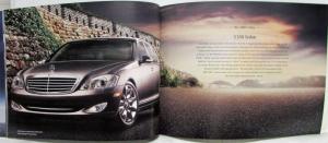2008 Mercedes-Benz S-Class Sales Brochure - S550 S600 S63 AMG