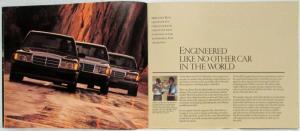 1986 Mercedes-Benz 2.3-16 Sedan Large Sales Brochure