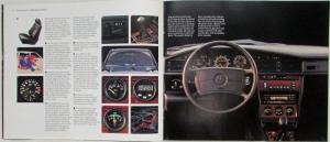 1986 Mercedes-Benz 2.3-16 Sedan Large Sales Brochure