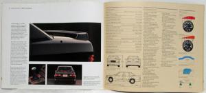 1986 Mercedes-Benz 2.3-16 Sedan Large Sales Brochure