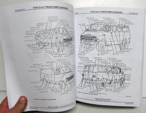 1974-1977 Dodge Truck Parts Catalog Book Full Line Pickup Medium HD New Repro