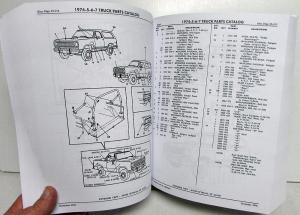 1974-1977 Dodge Truck Parts Catalog Book Full Line Pickup Medium HD New Repro