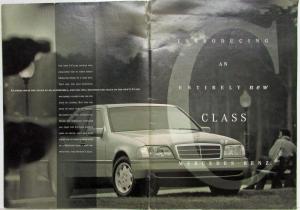 1993 Mercedes-Benz Introduction to an Entirely New C-Class Large Sales Brochure