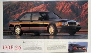 1993 Mercedes-Benz 190 Class Limited Edition Sales Brochure